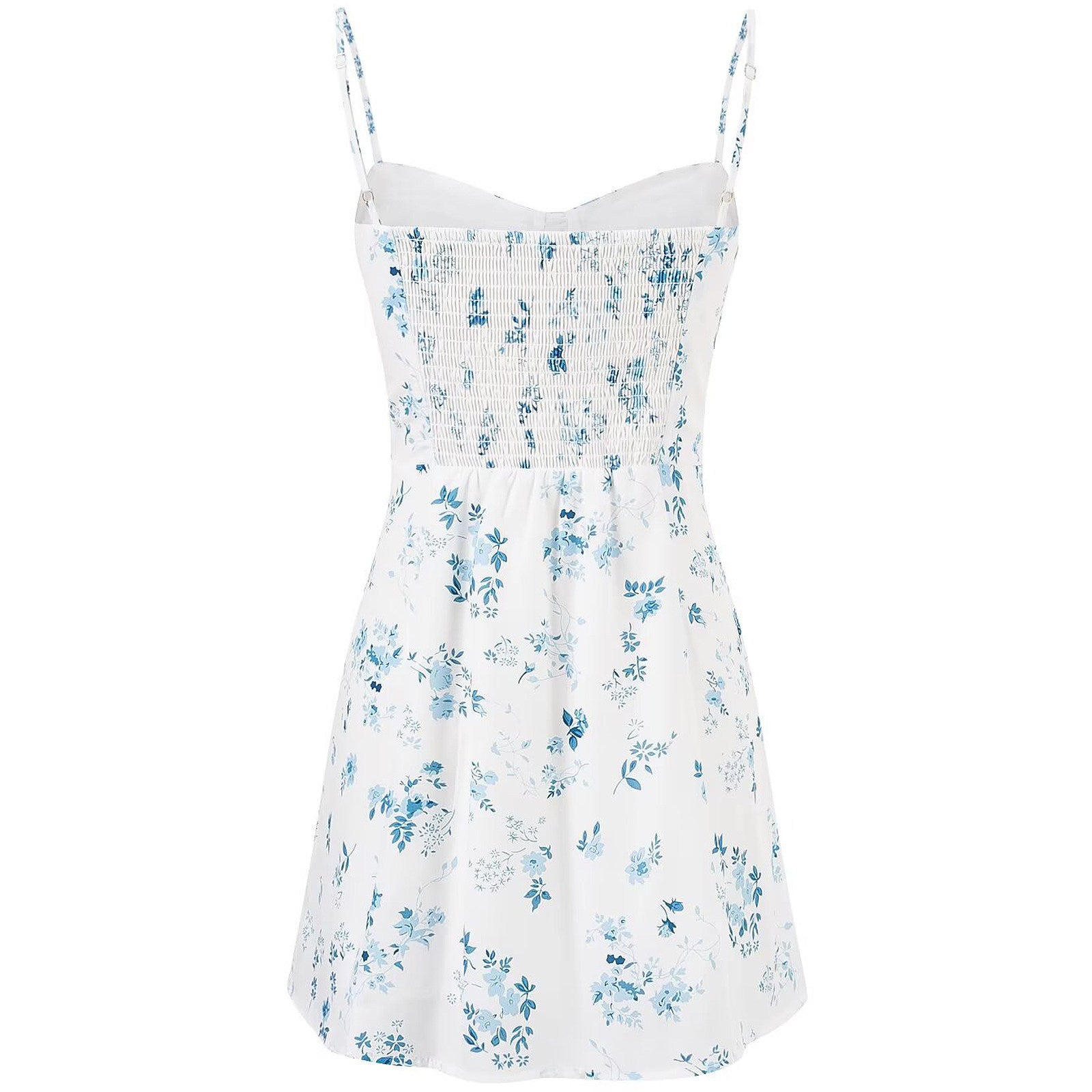 Blue Blossom Mini Dress
