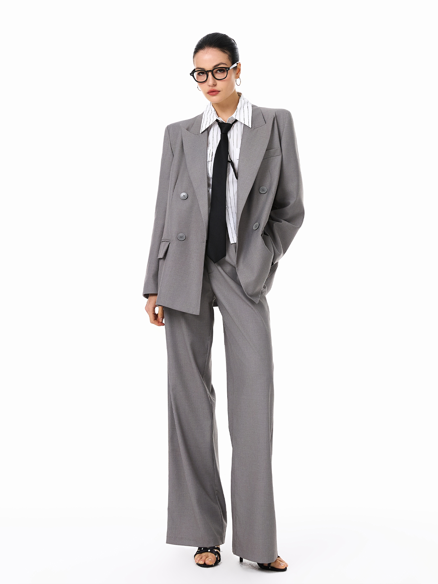 Classic Grey Suit Set