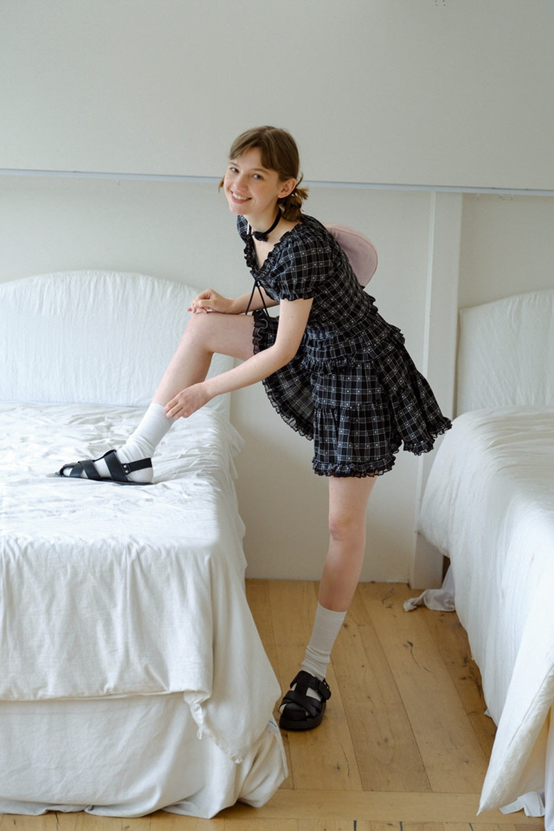 Plaid Top / Skirt