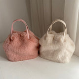 Plush Bucket Bag
