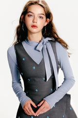 V-Neck Vest Dress