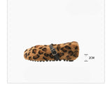 Plush Strap Winter Loafers