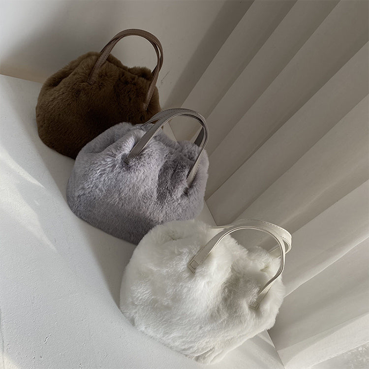 Plush Bucket Bag