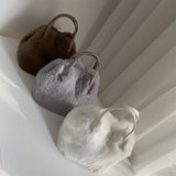 Plush Bucket Bag