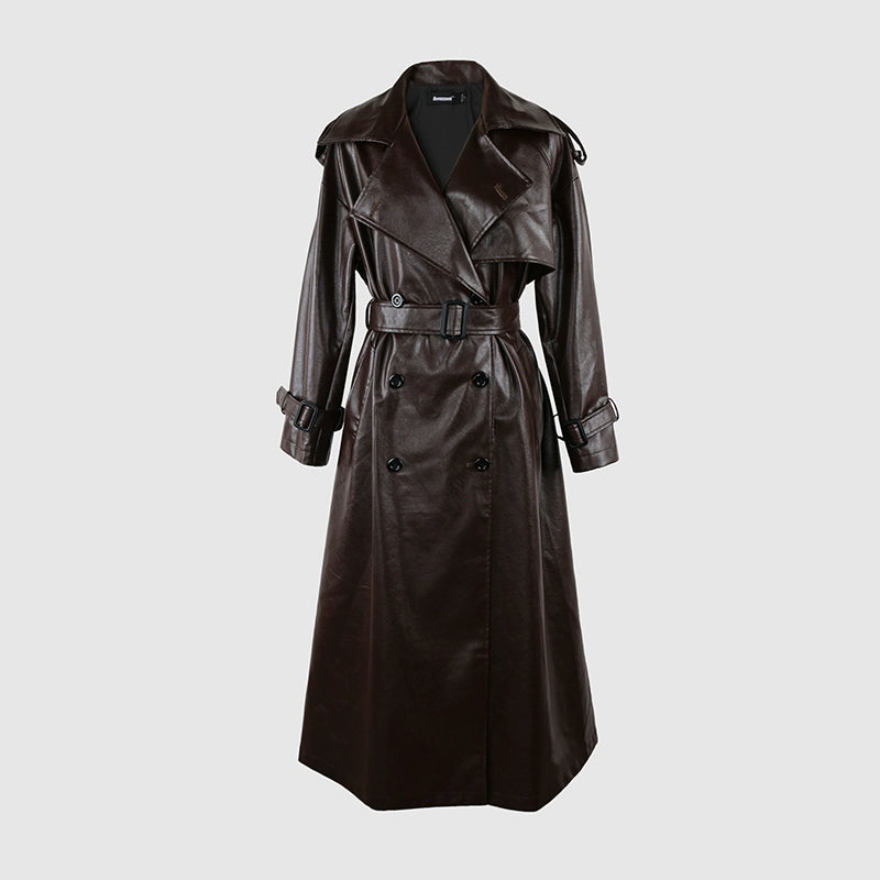 Leather Trench Coat