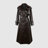 Leather Trench Coat
