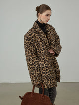 Leopard Blazer Coat