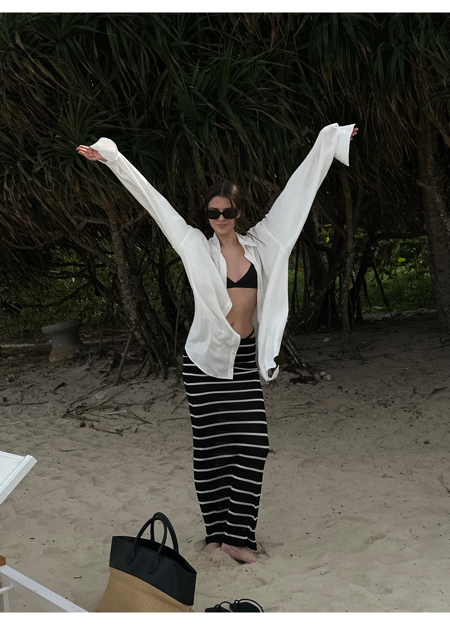 Foldover Waist Skirt