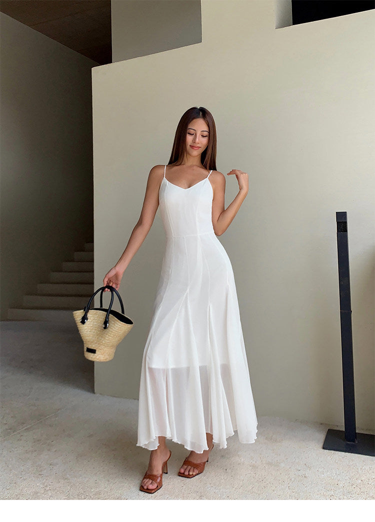 Sheer Layered Maxi Dress