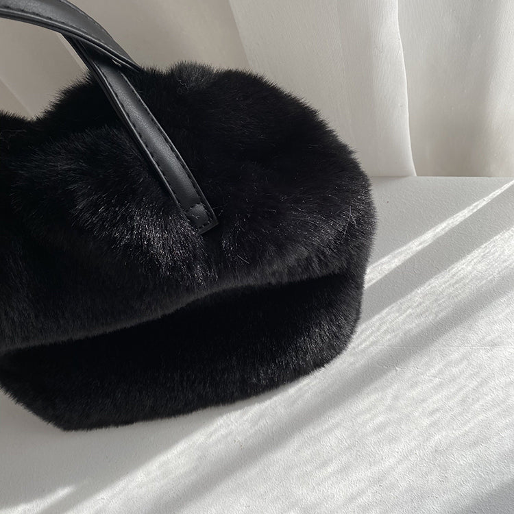 Plush Bucket Bag