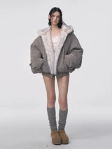 Fleece Hooded Jacket
