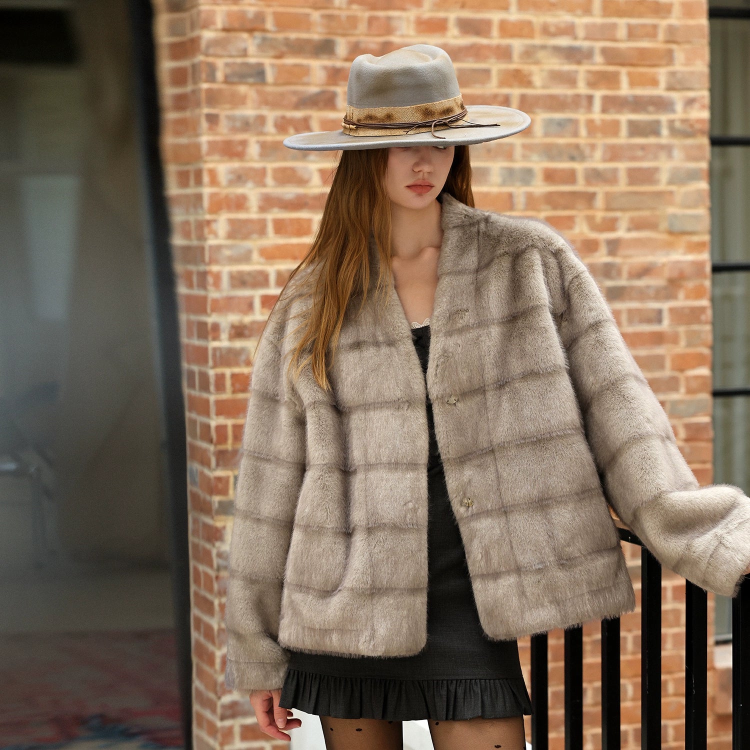Minimal Fur Coat