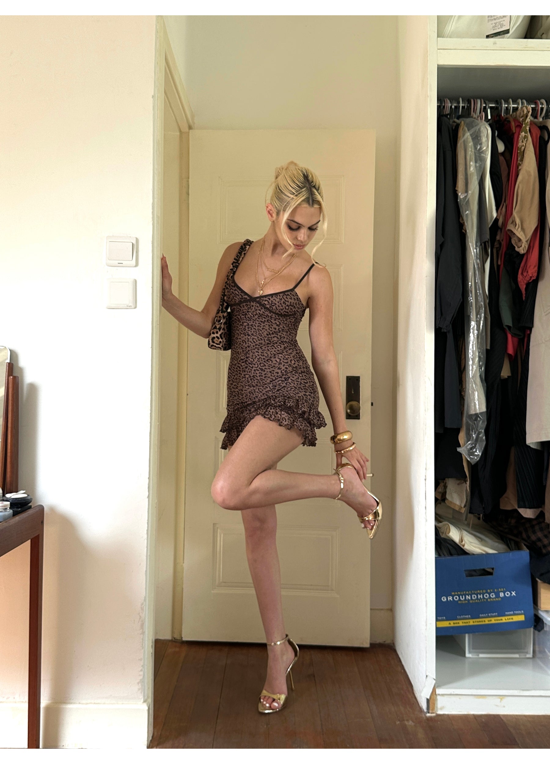 Fatal Leopard Dress