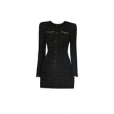 Tweed Glitter Dress