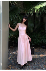 Ruched Bodice Slip Dress