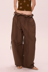 Wide-Leg Slacks