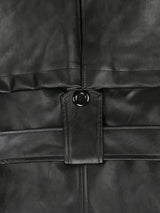 Leather Trench Coat