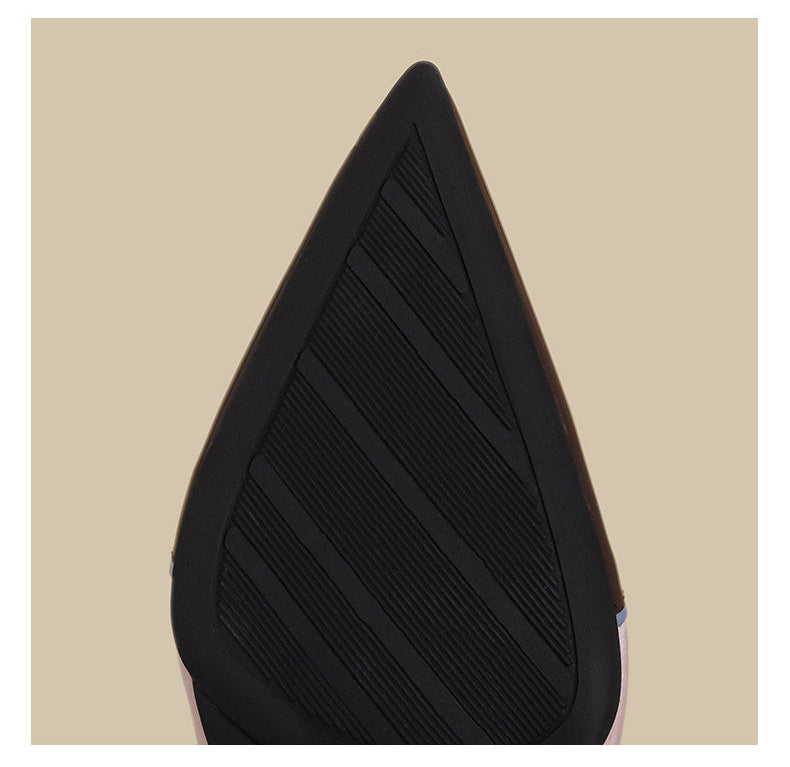 Sculpted Slingback Low Heels