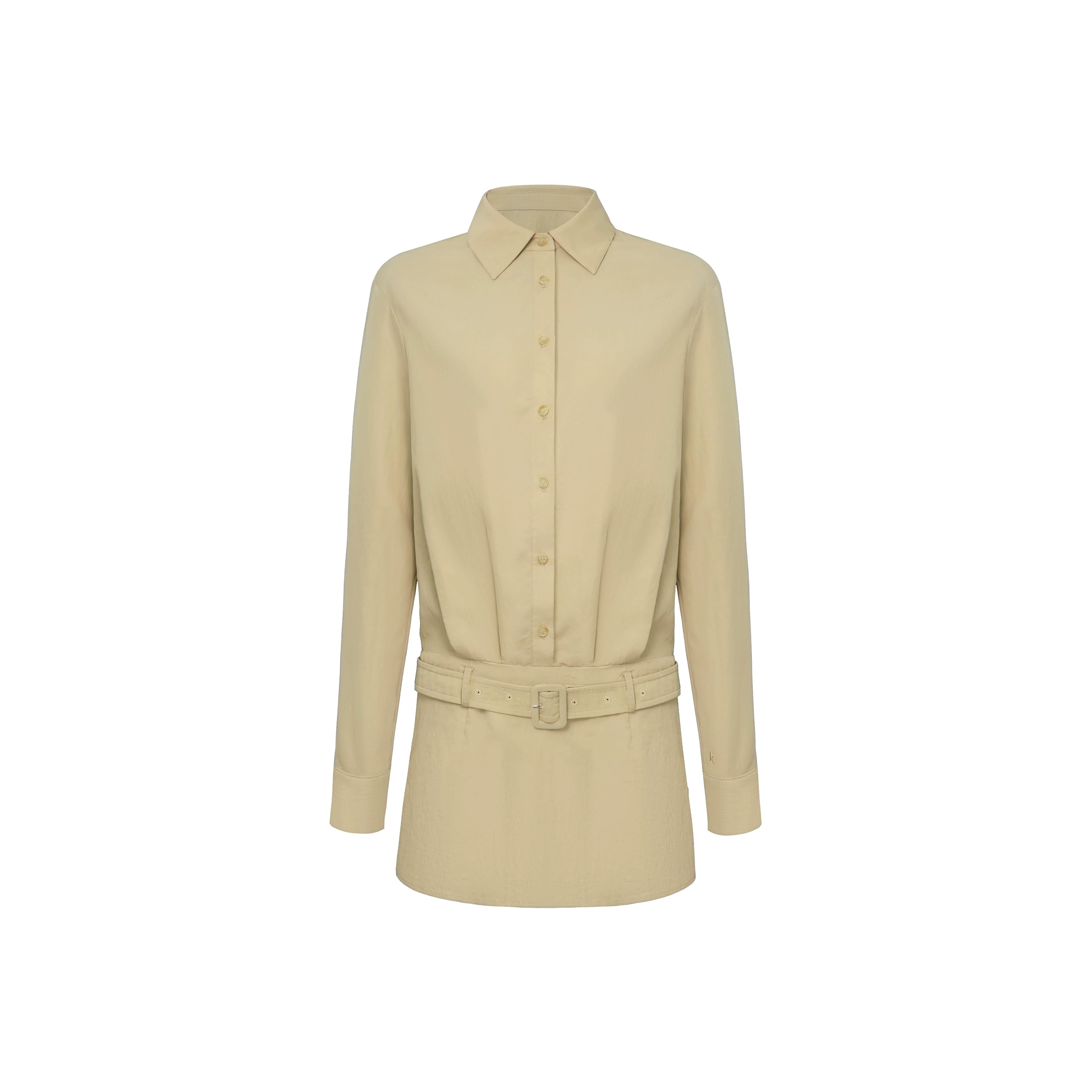 Belted Shirt Dress