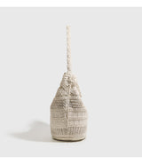 Woven Bucket Shoulder Bag