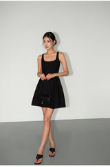 Back Cutout Sleeveless Mini Dress