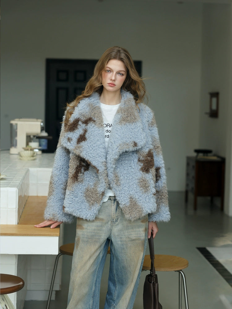 Plush Faux Fur Jacket