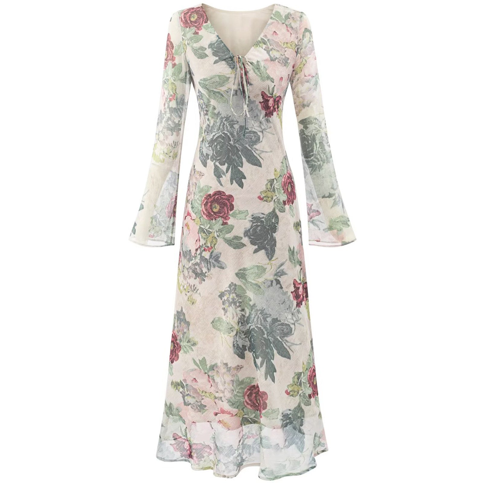 Soft Garden Wrap Dress