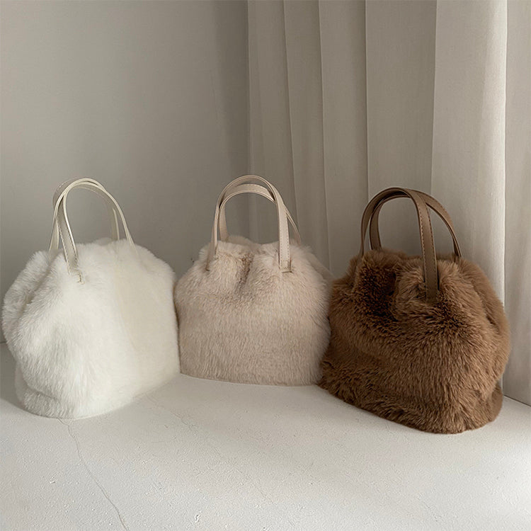 Plush Bucket Bag