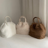Plush Bucket Bag