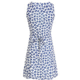 Blue Floral Halter Mini