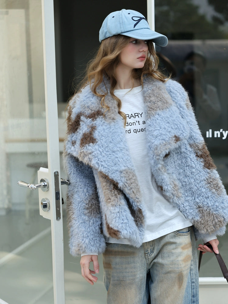 Plush Faux Fur Jacket