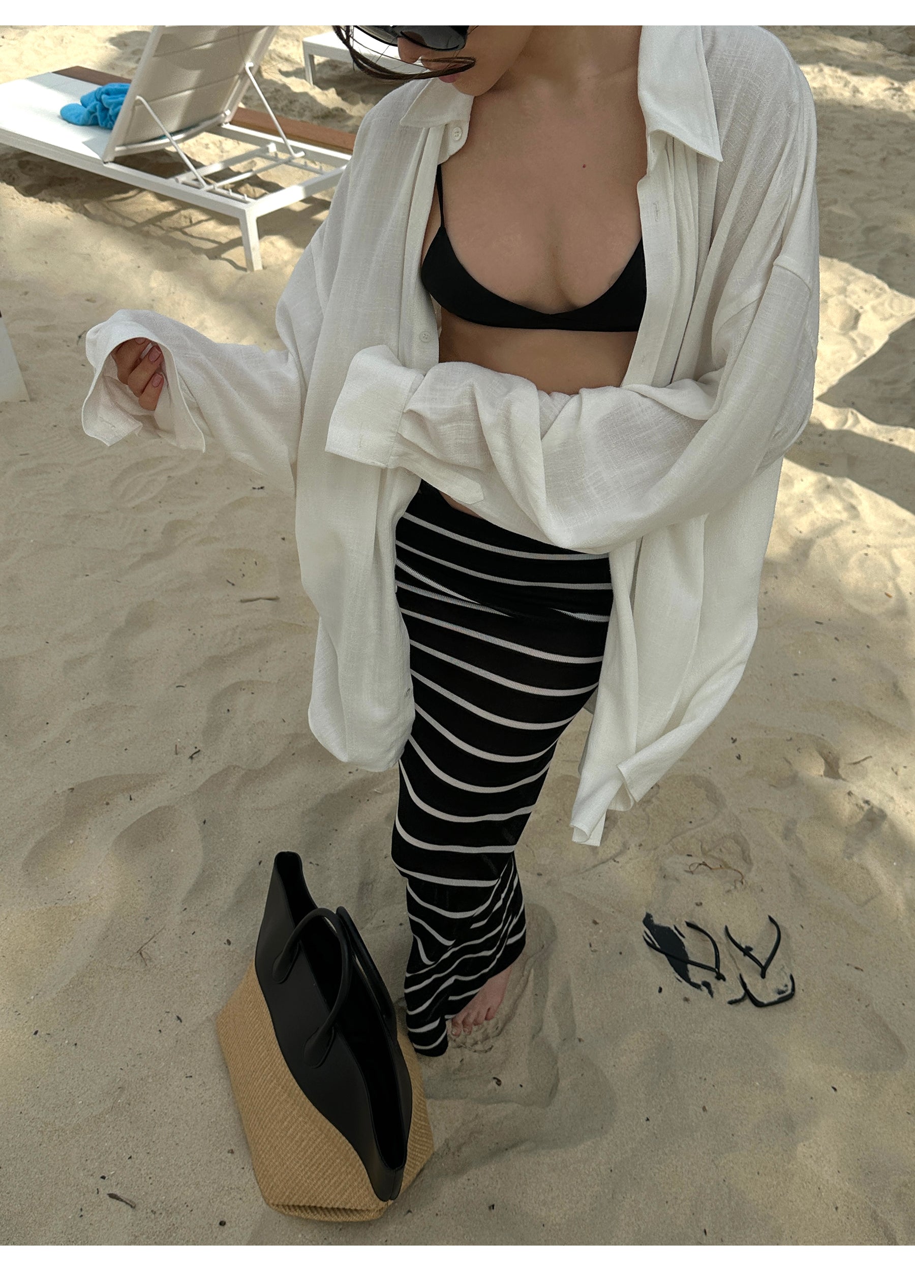 Foldover Waist Skirt