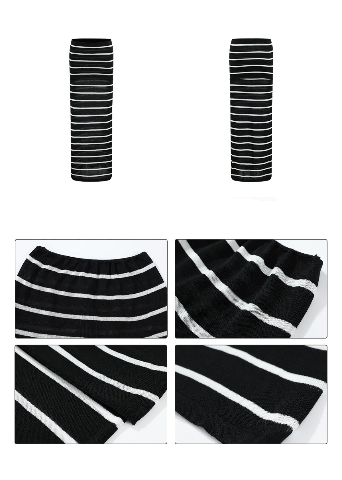Foldover Waist Skirt