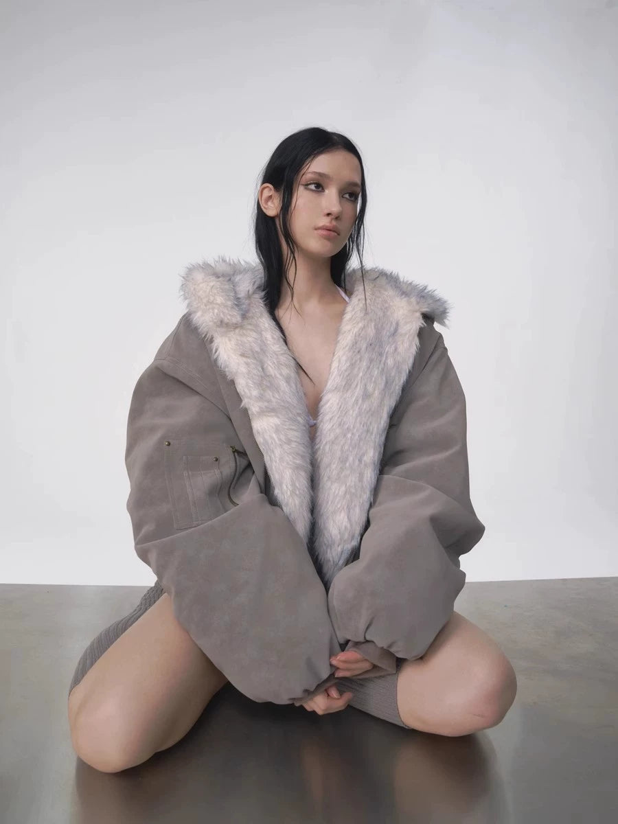 Fleece Hooded Jacket