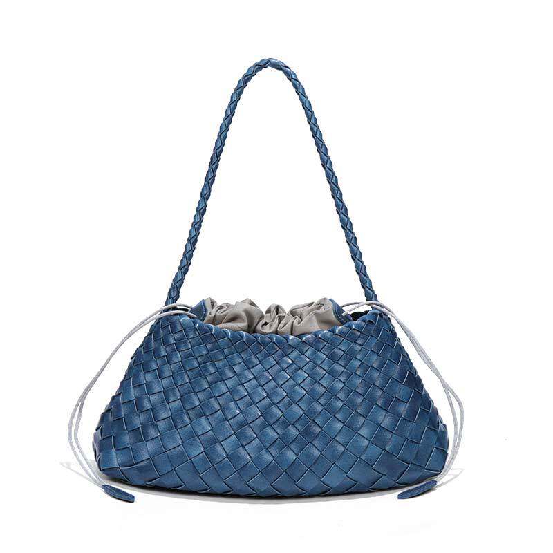 Cowhide Woven Bag