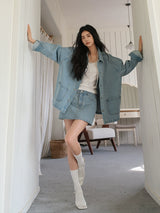 Denim Skirt & Jacket