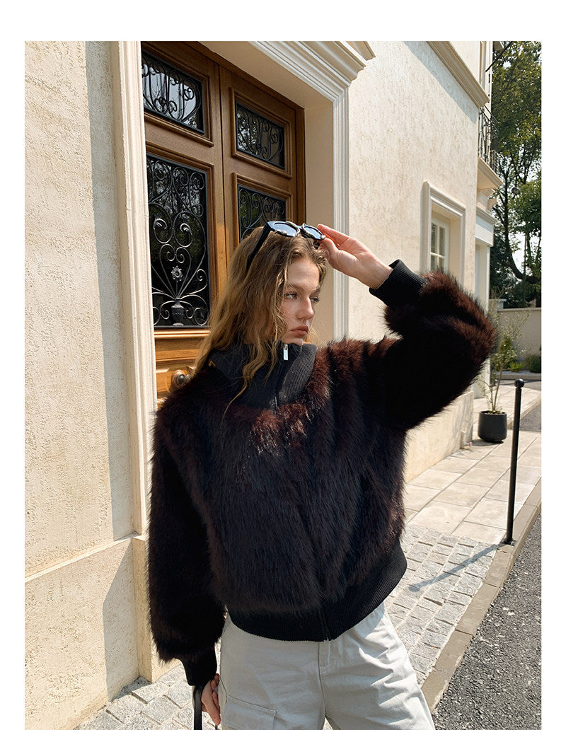 Soft Short Faux Fur Jacket