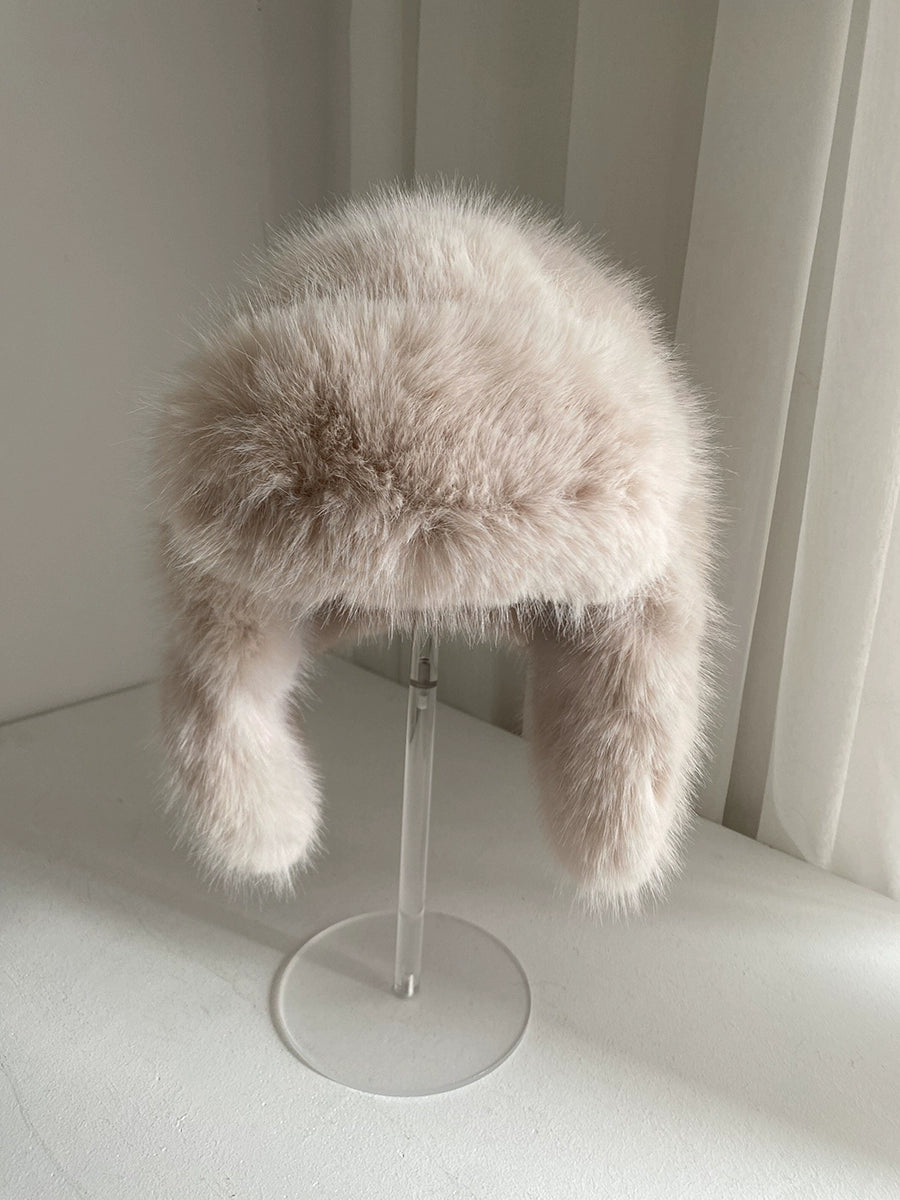 Faux-Fur Earflap Hat