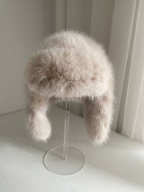 Faux-Fur Earflap Hat