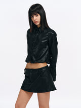 PU Jacket & Skirt
