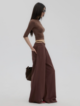 Brown Top & Sweatpants