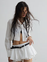 Cropped Cotton Shirt
