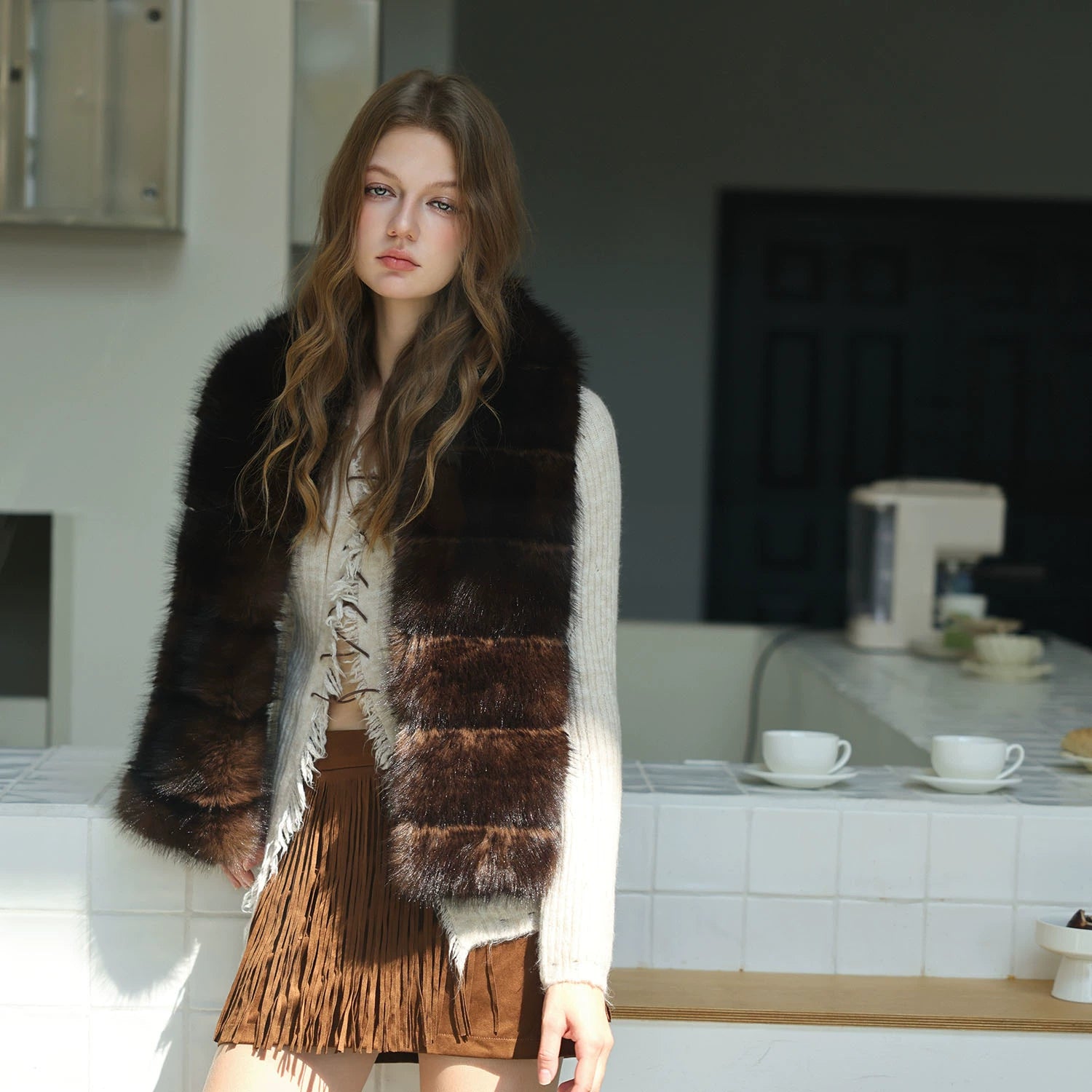 Luxe Faux Fur Scarf