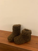 Curly Fleece Short Boots