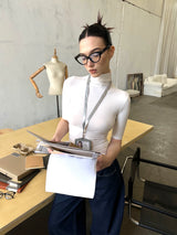 High-Neck Sculpt Fit Tee