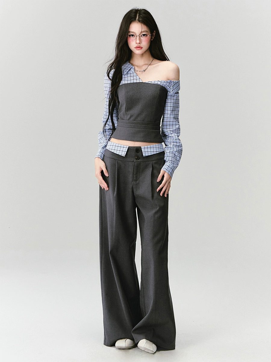Contrast Top & Pants