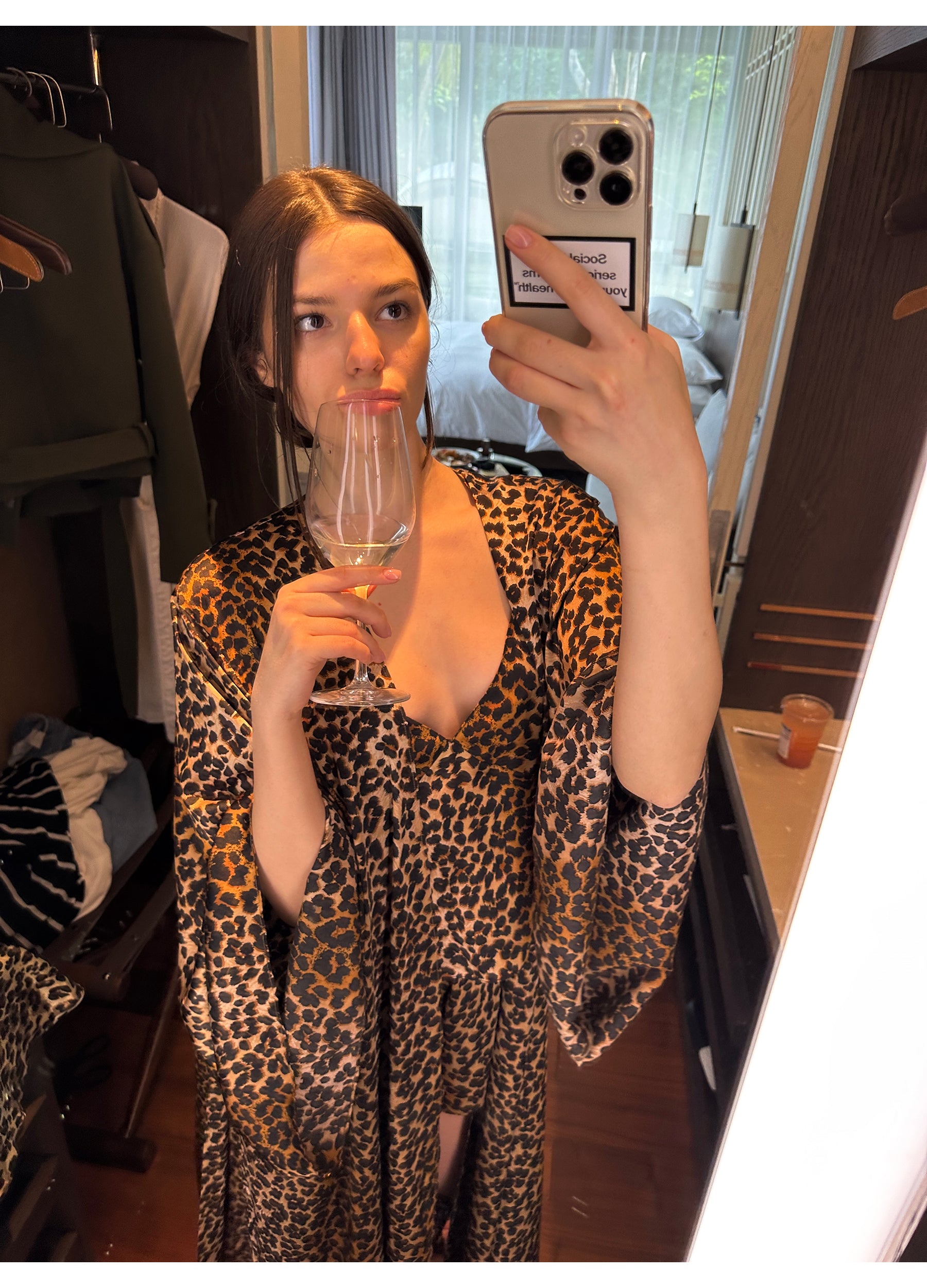 Leopard Satin Pajama-Three Piece