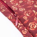 Crimson Bloom Slip Dress