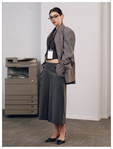 V-Neck Suit Blazer