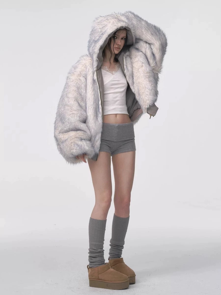 Fleece Hooded Jacket